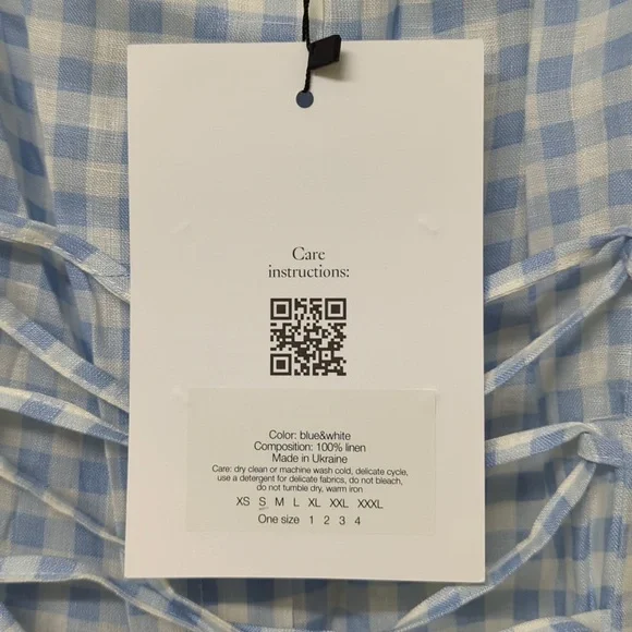 NWT Sleeper Vichy Marquis Maiden dress, small - Picture 7 of 8